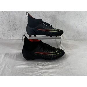 Jugafu Outdoor Soccer Cleats Mens Boys Football‎ Cleats Shoes 8.5 black